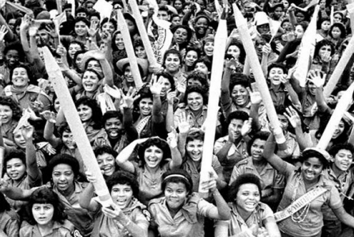 Campaña de alfabetización en Cuba